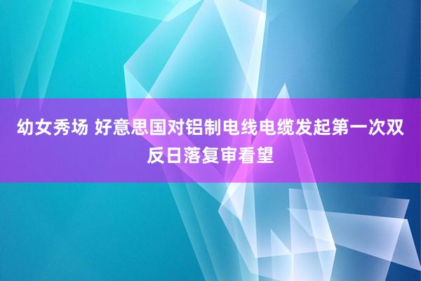 幼女秀场 好意思国对铝制电线电缆发起第一次双反日落复审看望