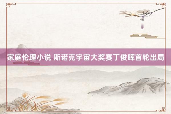 家庭伦理小说 斯诺克宇宙大奖赛丁俊晖首轮出局