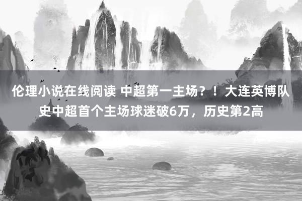 伦理小说在线阅读 中超第一主场？！大连英博队史中超首个主场球迷破6万，历史第2高
