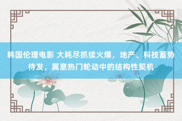 韩国伦理电影 大耗尽抓续火爆，地产、科技蓄势待发，属意热门轮动中的结构性契机