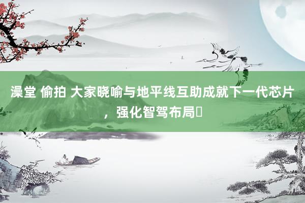 澡堂 偷拍 大家晓喻与地平线互助成就下一代芯片，强化智驾布局​